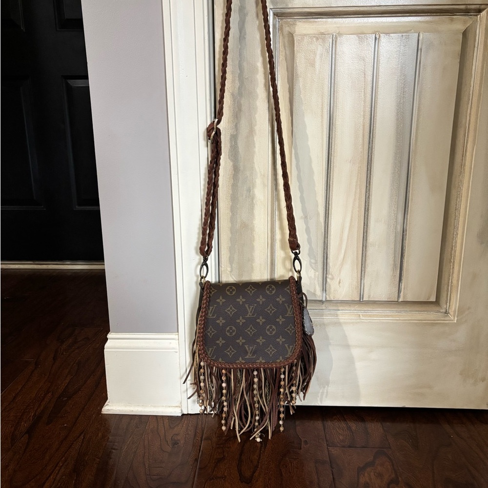Louis Vuitton Brown Bohemian Crossbody Bag